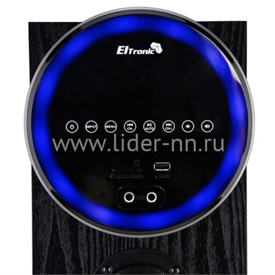 Колонка 10" (30-35 HOME SOUND) динамик 8шт/2х10"; 4х6.5"; 2х3" комплект 2 колонки ELTRONIC (черная)