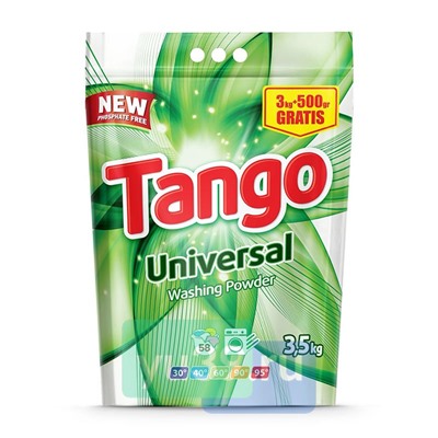 TANGO порошок для стирки универсальный пакет 3,5кг (Беларусь)
