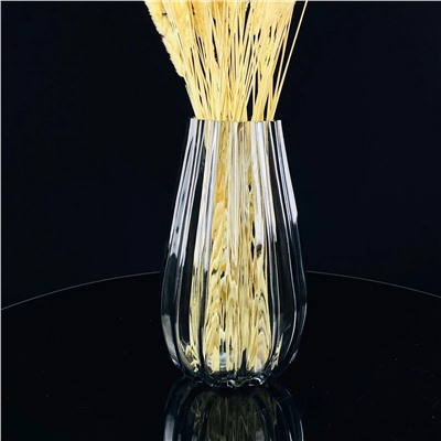 200-066 Декоративная ваза для цветов 19см в под.уп.(х24)Стекло