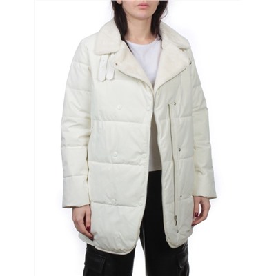 S24-236 MILK Куртка демисезонная женская (100 гр. холлофайбер)