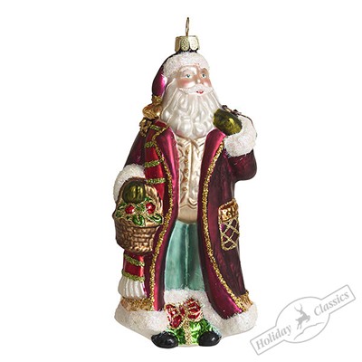 Дед Мороз "Королевское Рождество" (стекло) 7х7х14,5 см