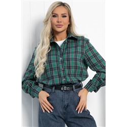 Рубашка Денни НЬЮ (серо-зеленая) Б12864-7М