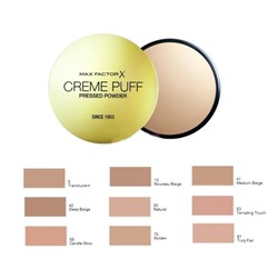 1 MaxFactor Пудра CREME PUFF  GOLD 40  creamy ivory