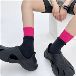 Tide, cotton trend knee socks for men and women, internet celebrity, mid-length