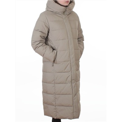 2338 LT. GREEN (OLIVE) Пальто зимнее женское (200 гр. холлофайбер)