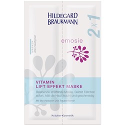 Hildegard Braukmann Emosie Vitamin Lift Effekt Mask Маска для лица, 2 x 7 мл / 1 шт.