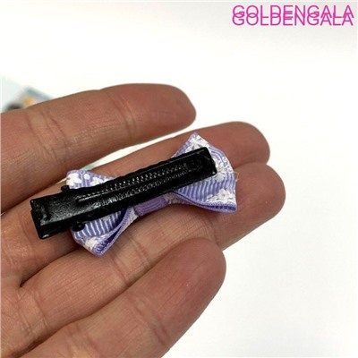 Набор детских зажимов для волос "Уточка" 4 см 5х50 шт