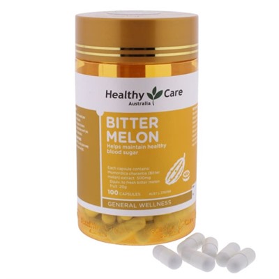 Горькая дыня (Момордика хоранция) 500 мг Healthy Care 100 шт
