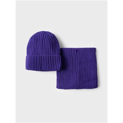 Комплект для девочки: шапка, снуд