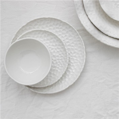 Миска «Воздушность», 300 мл, d=11.5 см, керамика, белая