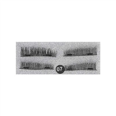 Nail Art Магнитные накладные ресницы №07, 4 шт, 5-10 х 35 мм
