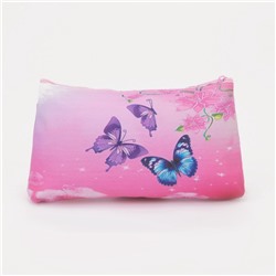 Косметичка на молнии, розовая