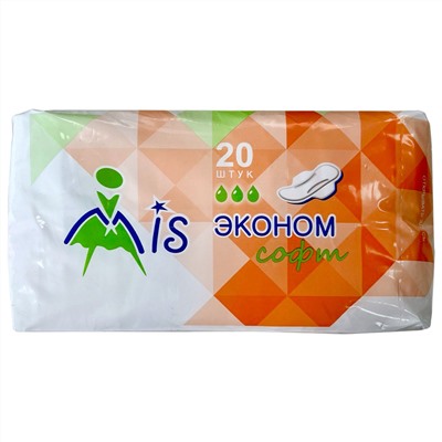 Mis прокладки гиг. ЭКОНОМ 20 шт.  💧💧💧