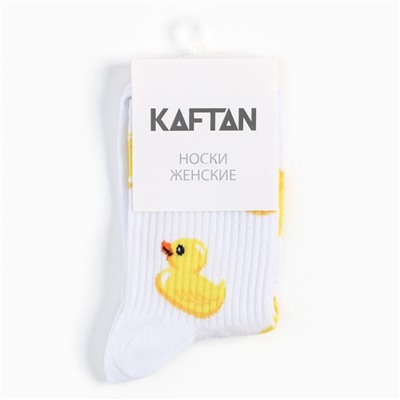 Носки женские KAFTAN "Утки" размер 36-39 (23-25 см)