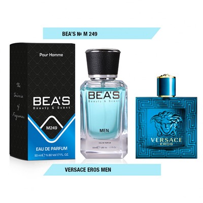Beas M249 Versace Eros For Men edp 50 ml, Парфюм мужской Beas M249 создан по мотивам аромата Versace Eros