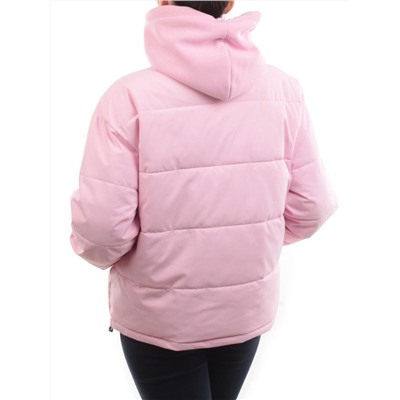 H24-088 PINK Куртка демисезонная женская (120 гр. холлофайбер)