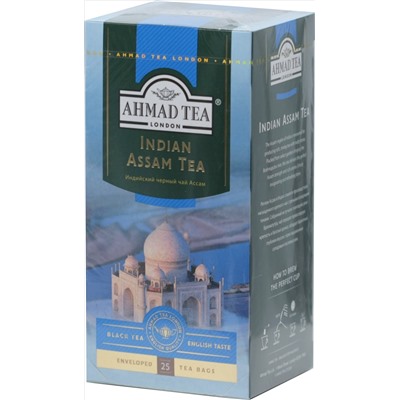 AHMAD TEA. Classic Taste. Indian Assam карт.пачка, 25 пак.