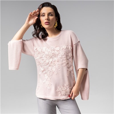 Лонгслив с объемным декором, Образ решает