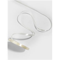 Лента атласная, 6 мм, 23±1 м, нежно-бежевая №02