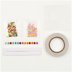 Объемная аппликация с блестками «Самой любимой»