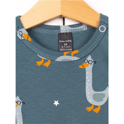 Футболка для мальчика Baby Boom Ф88/16-И я730 Гуси