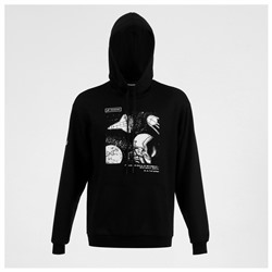 Толстовка с капюшоном РОСКОСМОС х ONLYTOP, р. XS, чёрная
