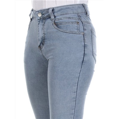 8029 BLUE Джинсы женские ADORNSKY (65% хлопок, 35% полиэстер)