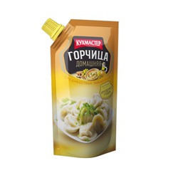 Горчица столовая КУХМАСТЕР "Домашняя" 140 г (дой-пак), Горчица «Домашняя»