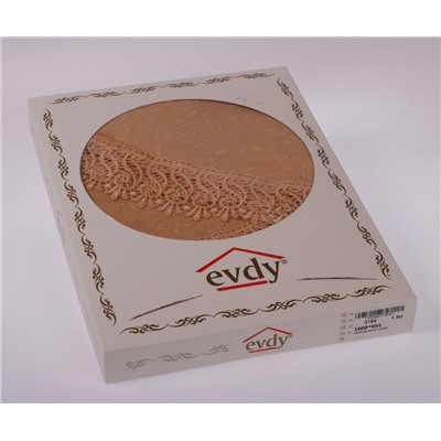 Скатерть EVDY KDK с гипюром круглая d 160 см