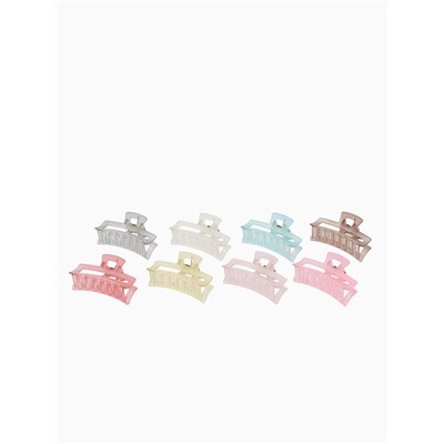 Крабик для волос «Туман», прямой, 7 см, МИКС