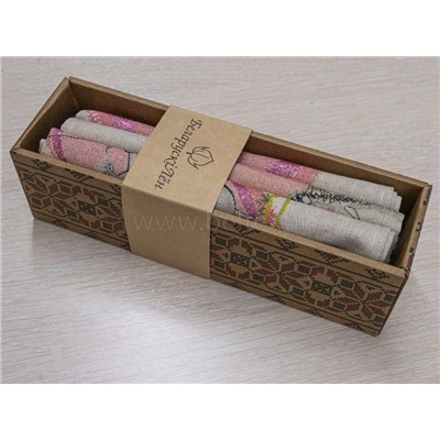 22С145-ШР+К/п.р/фкор Комплект полотенец из 3 шт. 45*60 "Ёжики-3" рис. 396