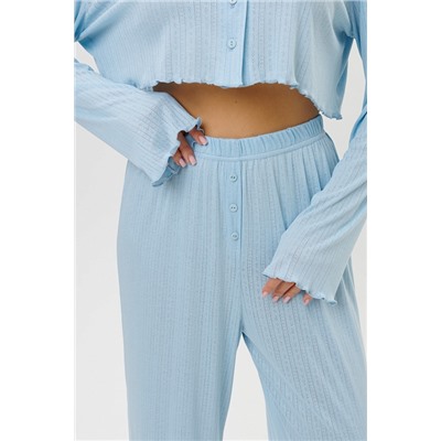 Женская пижама с брюками 2244/3 / Голубой