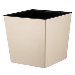 Горшок для цветов InGreen London CUBE 250х250 мм, 11,6 л, c дренажной вставкой IG780110006 калифорнийский миндаль