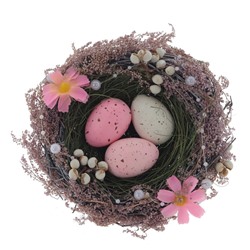GAEM Изделие декоративное "Гнездо пасхальное", L13 W13,5 H7,5 см