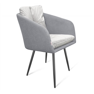 Стул SHT-ST43-2/S95-1
                        стальной серый / серое облако / чёрный муар