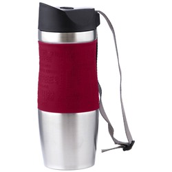 ТЕРМОКРУЖКА AGNESS 360 МЛ С КНОПКОЙ СТОППЕРОМ (КОР=30ШТ.)