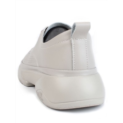 03-PDXL140-3 GRAY Кроссовки женские (натуральная кожа)