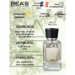 Beas M209 C Allure Sport Men edp 50 ml, Парфюм мужской Beas M209 создан по мотивам аромата C Allure Sport
