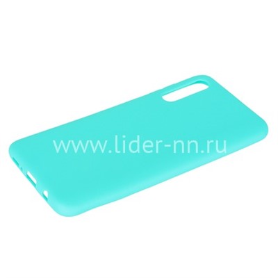 Задняя панель для Samsung Galaxy  A50/A30S/A50S Силикон матовый (бирюза)