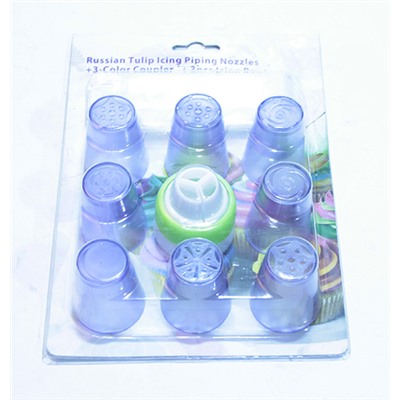 Кондитерский мешок RA-555 с пластик. насадками 8 шт.  (144)