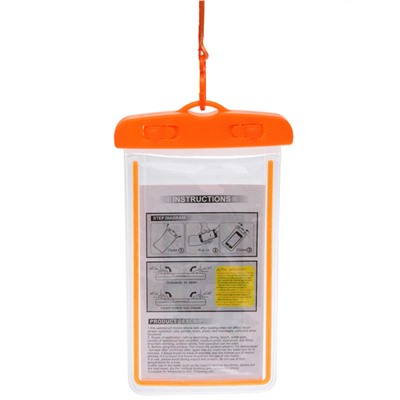 Чехол герметичный для смартфона Splav 18*10,5 см (застёжка ZIP-LOCK, шнурок)