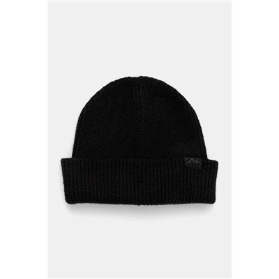 Czapka męska beanie z wiskozą kolor czarny