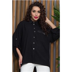 Рубашка Лиссабон (черная) Б13261-7М