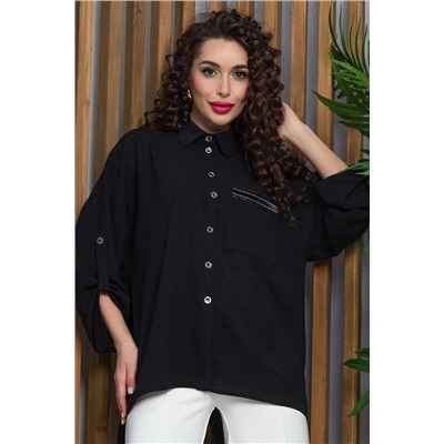 Рубашка Лиссабон (черная) Б13261-7М