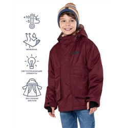 Куртка утепленная для мальчика NIKASTYLE 4м3524 томат Nikastyle