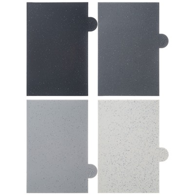 НАБОР AGNESS ИЗ 10ПР: 5 НОЖЕЙ, 4 ДОСКИ И ПОДСТАВКА, ЦВЕТ: ЧЕРНЫЙ МРАМОР