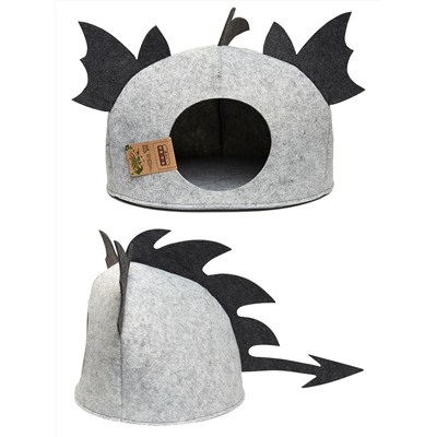 Домик для животных "Дракоша", войлок, 47х27х36см