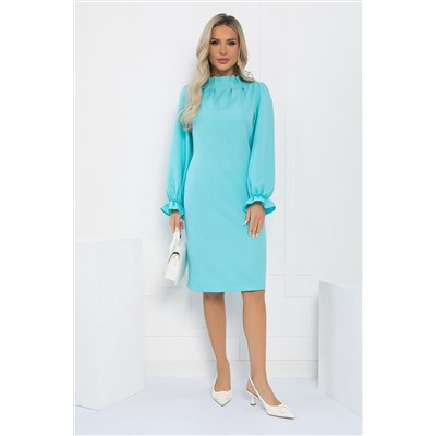 Платье Яркий акцент (голубое) П12963-36М
