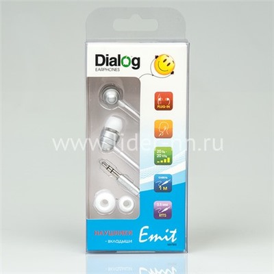 Наушники DIALOG EP-F55 (серебро)