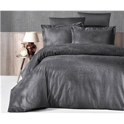 Сатиновое Постельное Белье Евро 2 сп. JACQUARD SATEN First Choice